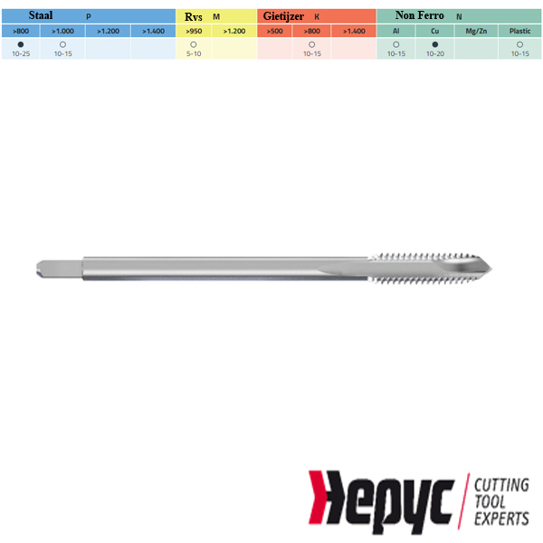 Hepyc HSSE Machinetap D376 M5x0.80