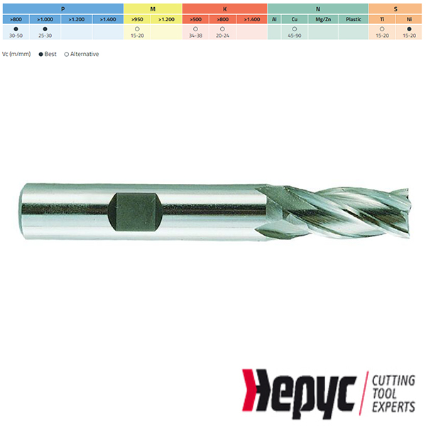 Hepyc vingerfrees HSSE Weldon 6Z 32mm