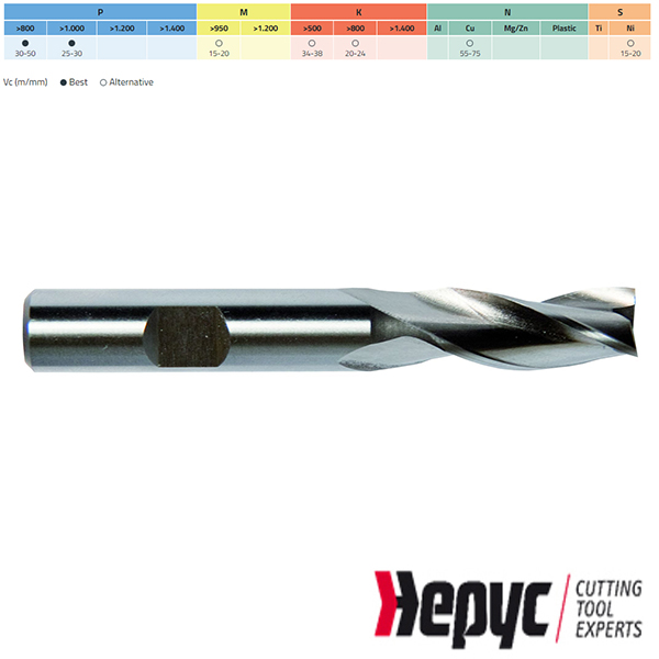 Hepyc universeelfrees lang HSSE Weldon 3Z/08 3mm