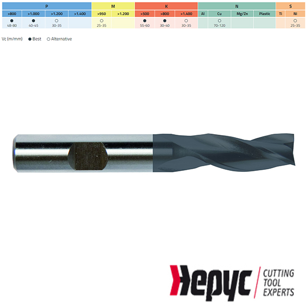 Hepyc univ.frees lang HSSE TIALN Weldon 3Z/18x92mm