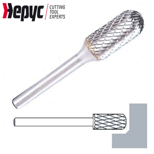 Hepyc stiftfrees bol cilindrisch HM 6x10mm L=19mm