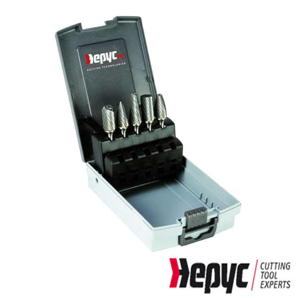 Hepyc Stiftfrezenset 6x12mm 5 dlg