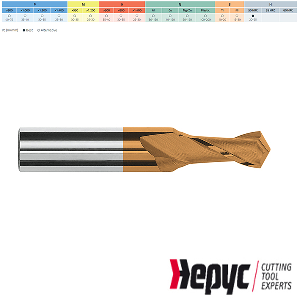 Hepyc puntfrees HM Tialn 2Z 8mm 120gr
