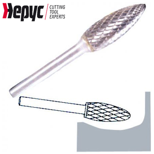 Hepyc stiftfrees vlam HM 6x8mm L=19mm