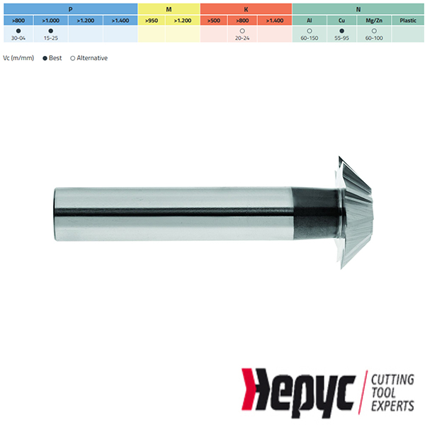 Hepyc hoekfrees 45gr.